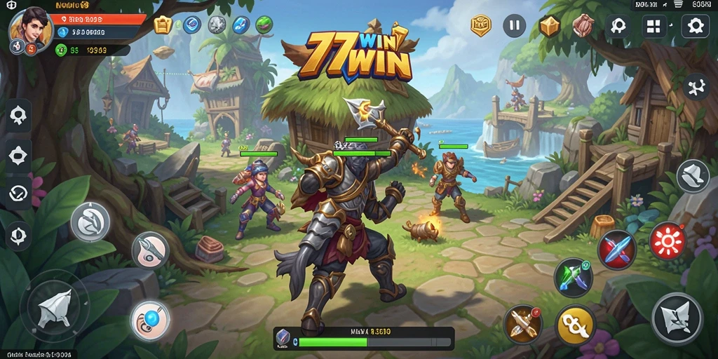 Gameplay dinamis dan petualangan di dunia terbuka 77WIN