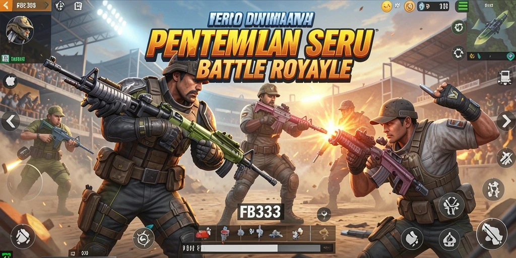 Gameplay seru dalam FB333 dengan aksi pertempuran yang mendebarkan.