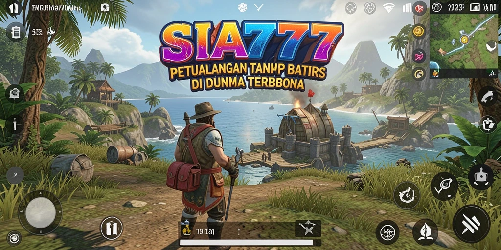 Menampilkan gameplay SIA777 di dunia terbuka yang luas dan interaktif.