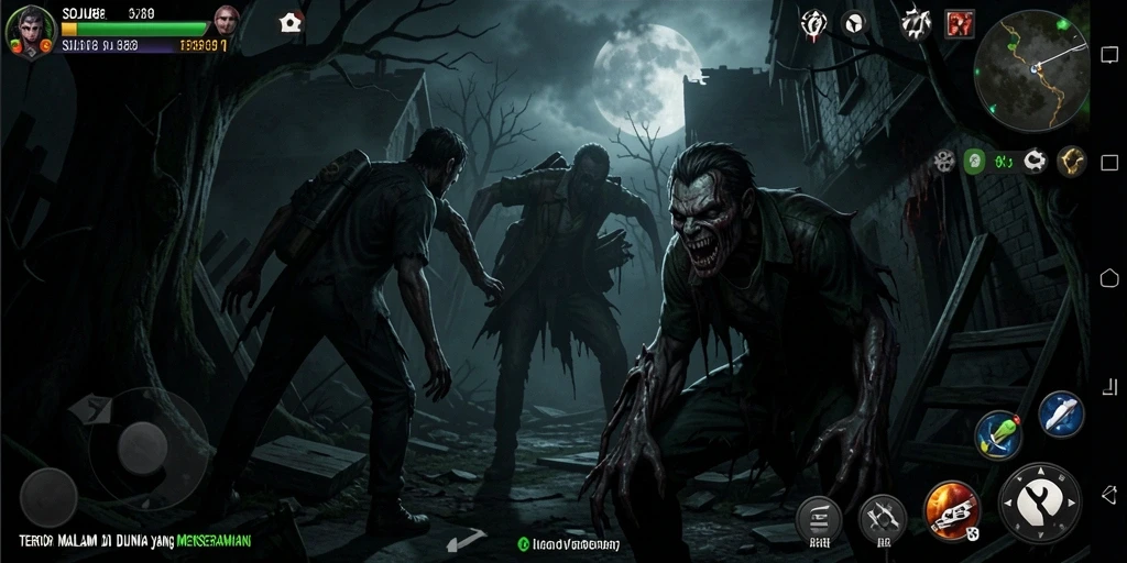 Tampilan menakutkan dari gameplay <strong>SOJU88</strong> yang penuh ketegangan.