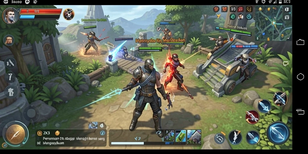 Tangkapan layar gameplay ZK3 yang menampilkan strategi dan aksi mendebarkan.