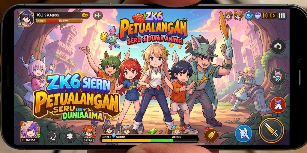 Tampilan gameplay ZK6 yang memukau dan penuh aksi.